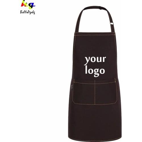 Custom Logo Fashion Cooking Kitchen High-end Waterproof Apron Woman Man Chef Waiter Cafe Shop Barbecue Hairdressing Apron