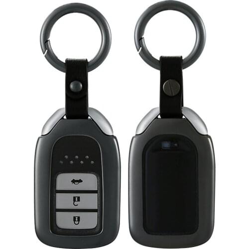 New 3D Aluminum Alloy Car Key Case Key Cover case Smart Key Shell For Honda Civic CR-V Accord XR-V Spirior 2/3/4 Buttons