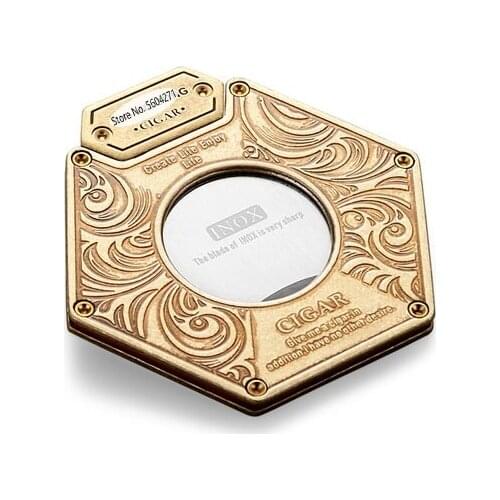 Cigar Scissors Cigar Cutter Sharp Blade Portable Retro Gift Box Packaging Tobacco Cutter Cigar Scissors