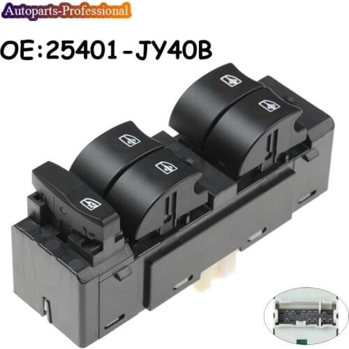 High Quality Electric Power Window Control Switch For Renault Koleos 2008-2016 25401JY40B 25401-JY40B Car Auto accessorie