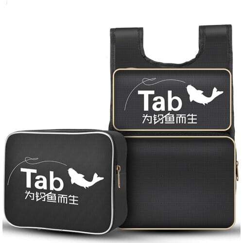 Fishing Chair Hanging Bag Waterproof Multifunctional Lure Fishing Tackle Pack Double Layer Large Capacity Storage Bags X466G