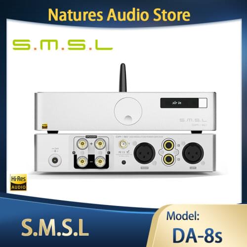 SMSL DA-8s NJW1194 80W Full Balanced Bluetooth Digital Amplifier DA8S Power Amplifier
