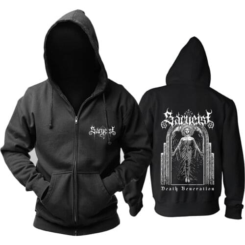 5 Designs Horrible Sargeist Zipper Sweatshirt Rock Death Demon Nice Soft Warm Hoodies Heavy Metal Punk Fleece Outerwear
