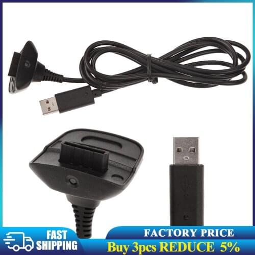 USB Charging Cable Wireless Game Controller Gamepad Joystick for Xbox 360
