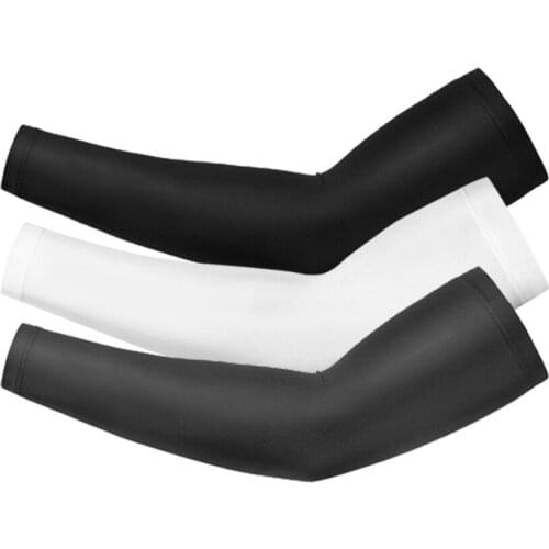 2pcs Breathable Quick Dry Unisex Cooling Arm Sleeves Cover Cycling Running UV Sun Protection Outdoor Men Nylon Cool Arm Sleeves