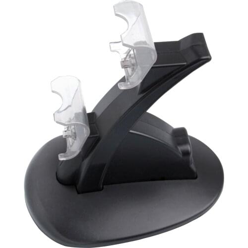 USB Game Controller Charger for PS4 Double Gamepad Handle Bracket Dock Stand Gaming Charging Station for Sony PlayStation 4