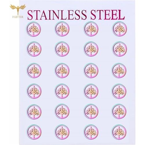 2020 Womens Jewelry Christmas Tree Ear Stud Fashion Geometric Circle Round Ring Earrings Girls Christmas Gift Accessories