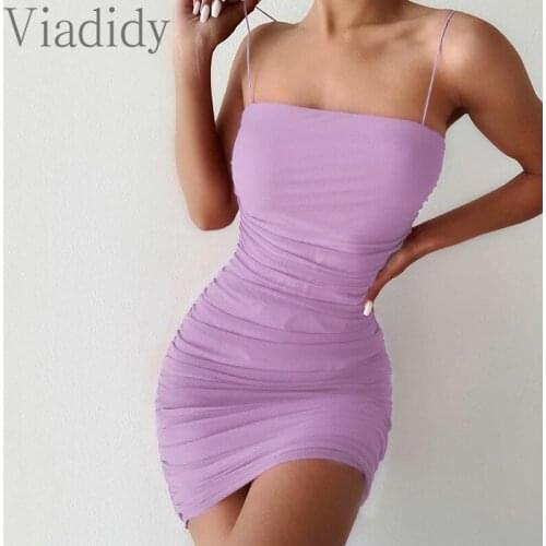 Women Sexy Strapless Ruched Open Back Solid Color Mini Dress