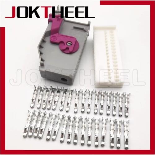 1/3/5/10 Kit gray 32 pin 1J0972977G automotive ecu plug for Audi VW Instrument Dashboard tyco AMP Connector 1719058-4 1719057-4