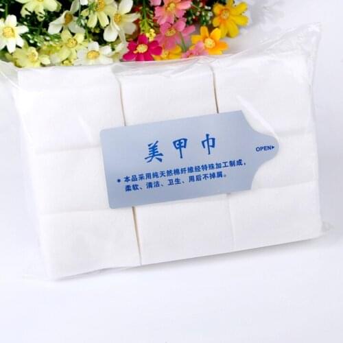 1Pack Nail Acrylic Gel Polish Remover Nail Art Tips Manicure Nail Clean Wipes Cotton Lint Pads Lint-Free Napkins For Nails