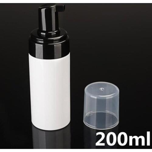 200ML foaming PET bottle DIY foam bubble blister empty PET plastic pump bottles container for cosmetic F20172382