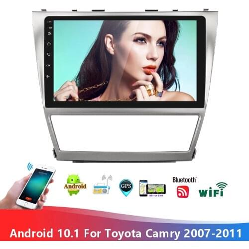 10.1'' Android 2din Car Radio 2G + 16G For Toyota Camry 2007-2011 GPS Navigation Stereo Audio Video Multimedia DVD Player WIFI