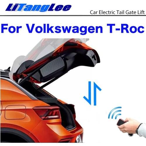 LiTangLee Car Electric Tail Gate Lift Trunk Rear Door Assist System For Volkswagen For VW T-Roc 2017~2020 key Remote Control