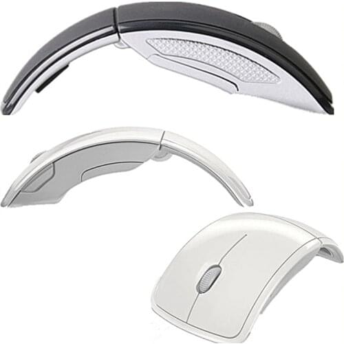 2.4G Wireless Mouse Portable Computer Optical Mouse Foldable Mouse Mini Fold Mice for Laptop PC Desktop Black Friday