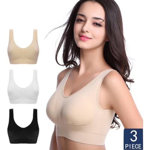 Active casual Bra Top One Size Letters strap Cotton Top fitness Gym Jogging Bra girl Wire Free Bandeau Bra Tops