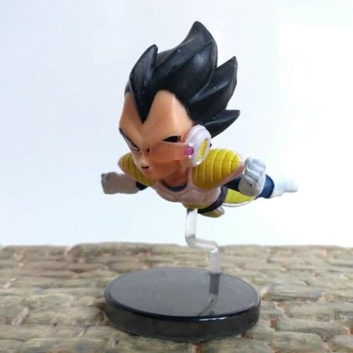 Dragon Ball Action Figure Genuine Q Version Flying Series Character Modeling Frieza Piccolo Vegetajv Rare Model Decoration Toy