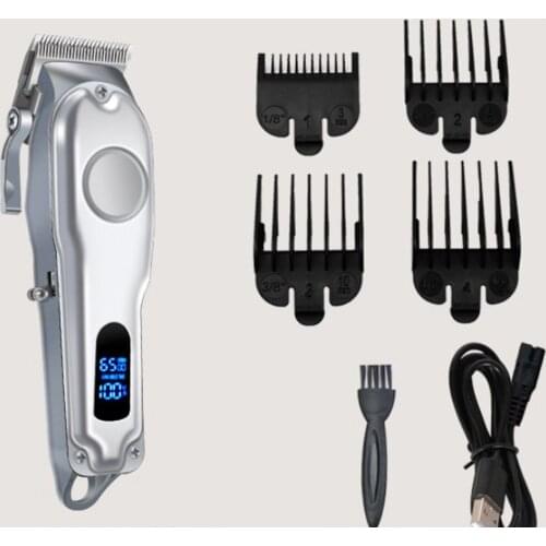 Electric Powerful Hair Clipper Trimmer Barber Hair Cutting Machine Kit Beard Electric Hair Clipper Rechargeable Hair Cut