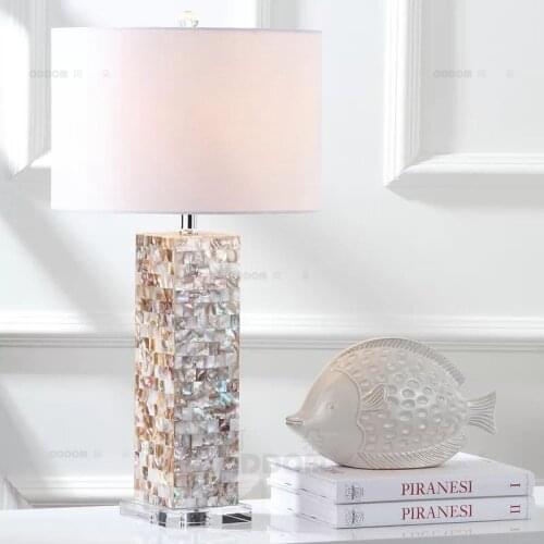 Shell Table Lamp Modern Minimalist Personality Creative Bedroom Bedside Counter Lamp Living Room Lamps