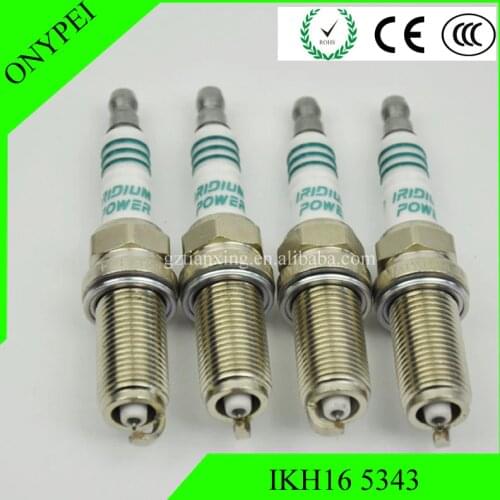 4pcs/lot NEW IKH165343 Iridium Spark Plugs IKH16-5343 For Nissan infiniti Dodge Toyota Kia IKH16 5343