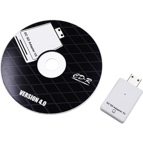 Rondaful New Upgrade SD Card Reader Converter For Sega DC Dreamcast TF Card Game Player Adapter+CD With DreamShell Boot Loader