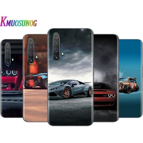 Luxury cool sports car For OPPO A73 2020 Find X2 Lite K5 K3K1 R17 RX17 R15 R9S F17 F15 F11 F9 F7 Transparent Phone Case