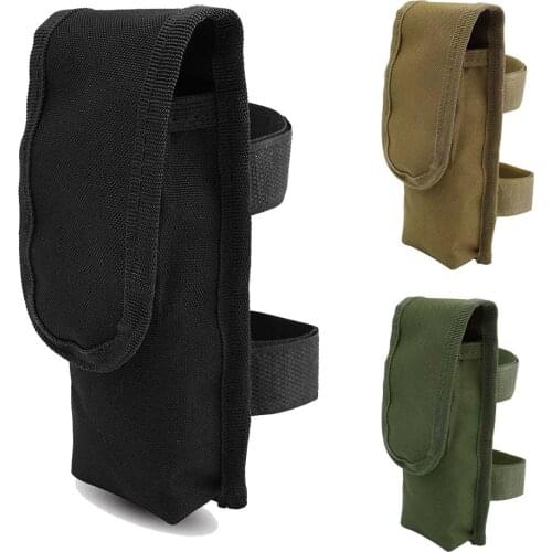Tactical Battery Bag Military Magazine Pouch Airsoft Flashlight Holster Vest Belt Accessories Paintball Combat Torch Pack Holder