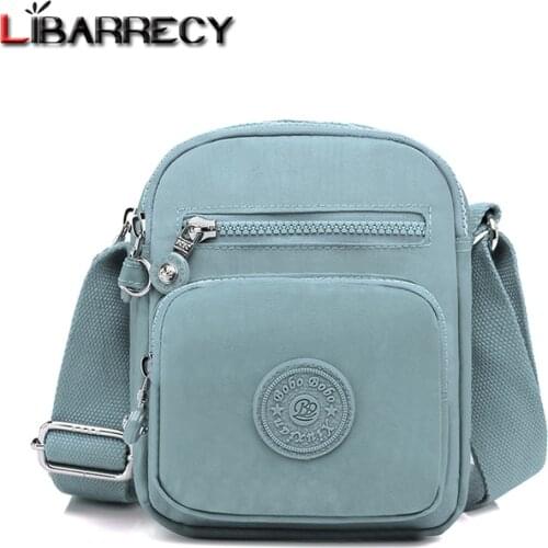 Multi-pocket Design Womens Bag High Quality Washed Cloth Ladies Shoulder Bag Fashion Design Women Messenger Bags Bolso Mujer