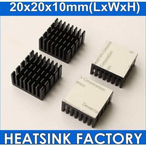 100pcs 8x30x8mm Ram Heatsink Chipset Aluminum Heatsink With Thermal Conductive Tape