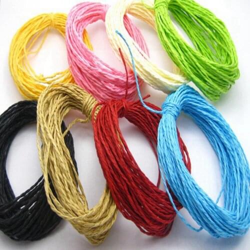 100 Meters Mulberry Paper String Cord Twine Craft Thread Floristry Choose Color