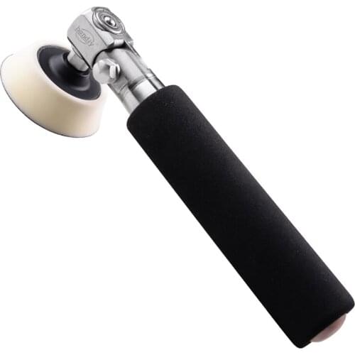 2/3 Inch Hand-Held Universal Wood Polisher Adjustable Angle Manual Polishing Grinding Tool Woodworking Lathe Accessories