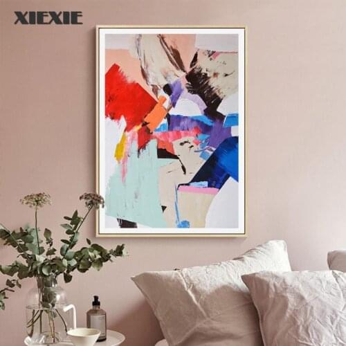Abstract Modern Splash Ink Canvas Painting Wall Art Posters Prints Pictures for Living Room Home Decoration Hallway Decor