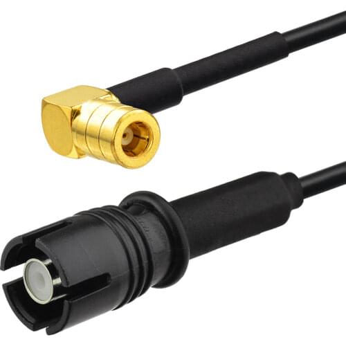 Superbat DAB DAB+ FM AM Car Digital Radio Aerial Converter RAST II to SMB Adapter Coaxial Cable 10cm for JVC