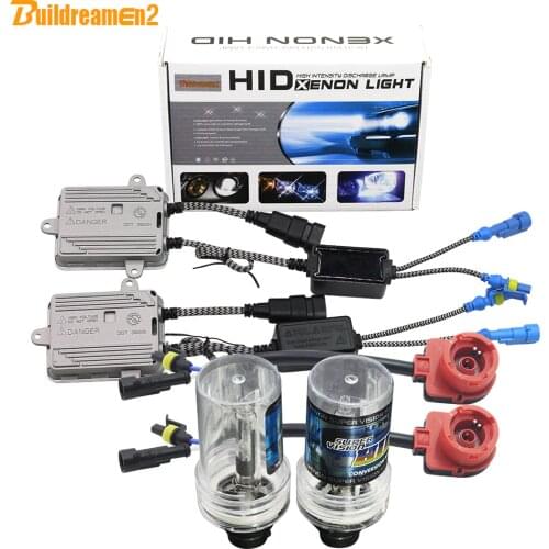 Buildreamen2 Full AC HID Xenon Kit Ballast + Lamp + Harness Wire D2 D2C D2S D2R Car Light Headlight 4300K 6000K 8000K 10000K 12V