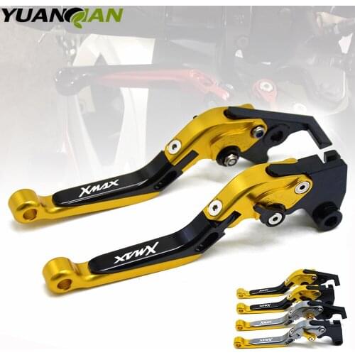 FOR XMAX LOGO Motorcycle Brakes For Yamaha XMAX 300 X-MAX 300 2017-2018 CNC brake Clutch levers xmax300
