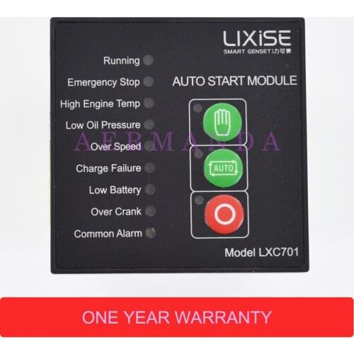 Genset auto start control LXC701 diesel generator engine controller unit