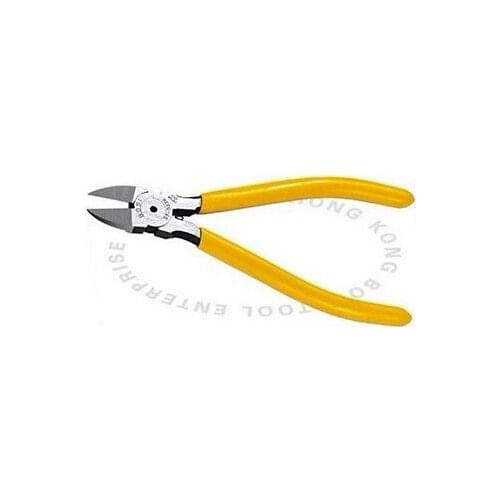 Bosi Tool Yellow Plastic Handle 6-Inch Plastic Cutter Plier Carbon Steel