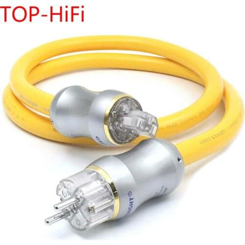 TOP-HiFi 19mm Audiophile EU/US/AU Schuko Connector Power Cable Hi-Fi Audio Amplifier CD Player Speaker AC Power Cord Cable