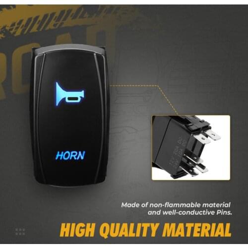 For Can-Am Maverick X3 UTV Horn Kit Loud Horn Kit w/ Rocker Switch for Polaris RZR 1000 XP for CF moto