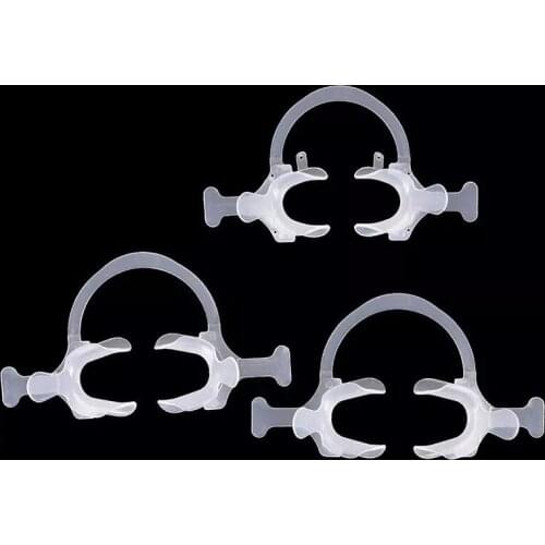 C type mouth opener with handle inner support can be high temperature disinfection dental oral material plastic mouth opener