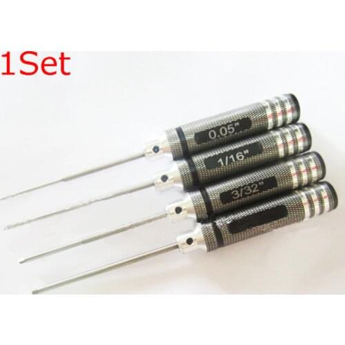 1Set Hexagon Screwdriver 0.05" 5/64" 1/16" 3/32" Hex Screwdrivers Screw Driver for Helicopter RC Drone Aircraft Spare Parts