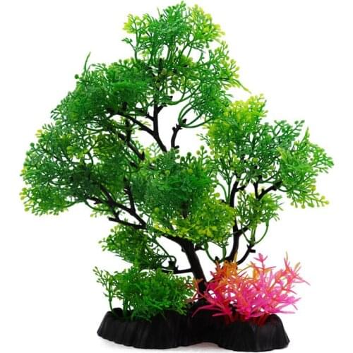 Plastic Artificial Plants Simulation Aquarium Large and Small Landscape Tree Grass Lotus Decor Water Weeds Fish Tank Ornament