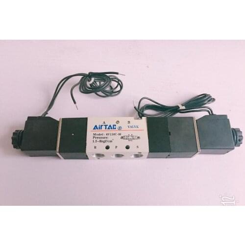 Air Solenoid Valves 4V130C-06 3 Position 5 Port 1/8" Pneumatic Control Valve