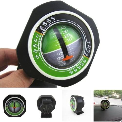 Professional Car Truck Angle Tilt Indicator Balancer Backlight Slope Meter Gauge Vehicle Accessories Multifunction Meter