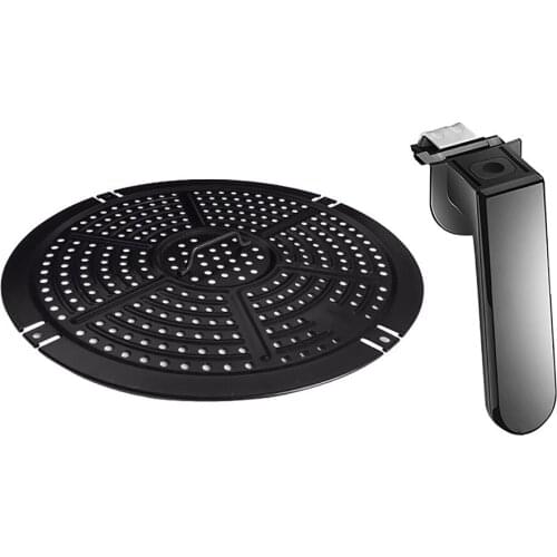 Air Fryer Handle + Grill Pan for Pinxia 3501B 3503 3502 3502B Air Fryer 5.2L Upgraded Set Accessories