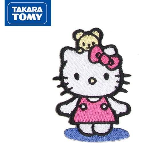 Takara Tomy Hellokitty Cute Creative Personality Girl Heart Self-adhesive Style Girl Fashion Bag Luggage Decoration