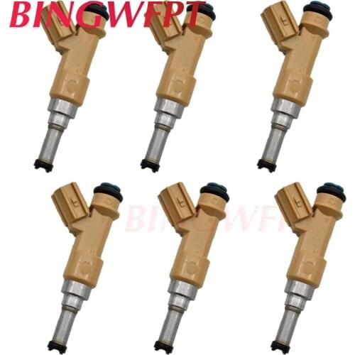 6x Fuel Injector Nozzle For TOYOTA Land Cruiser Prado 23250-31100 23250 31100 2325031100 23209-39215 23209 39215 2320939215