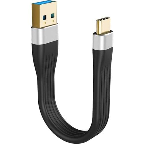 Ultra short USB C Cable USB 3.1 Gen.1 USB 3.0 A male to USB-C male fast charger sync data cable 5Gpbs 3A 60W