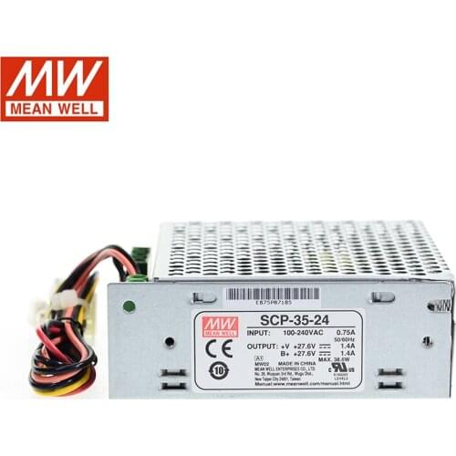 MEAN WELL SCP-35-24 38.6W Switching Power Supply 110V/220V AC to 27.6V DC 1.4A UPS Uninterruptible power supply