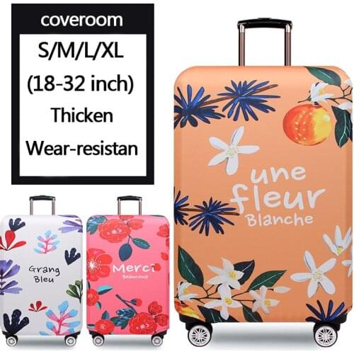 Luggage protective cover trolley case cover travel dust-proof elastic cover bag 18-32 inch thick wear-resistant durable durable
