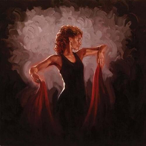 Woman art paintings spanish flamenco Eternal Flame Hand painted oil painting canvas for wall decor